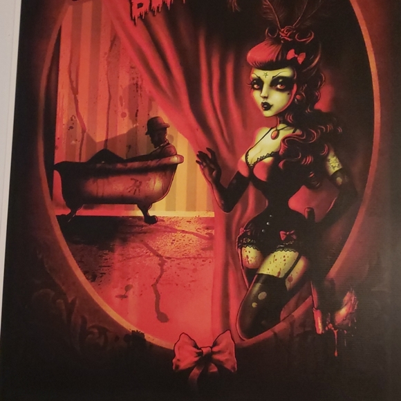 Too Fast Burlesque Blood Bath The Alienist 11"x17" Lithograph Tattoo Art Print - Picture 4 of 8